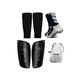 thumbnail image 1 of Set Espinilleras.  Bloosom Calcetines Antideslizantes, Fútbol Adulto, Negro, 1 of 4