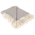 thumbnail image 1 of Design Imports CAMZ10378 Diamond Stitch Throw - Gray, 1 of 2
