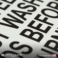 thumbnail image 5 of TRADESAFE Employees Must Wash Hands Sign, Wall Signs, 14” x 10”, 40 Mil Aluminum Signs For Business, 5 of 8