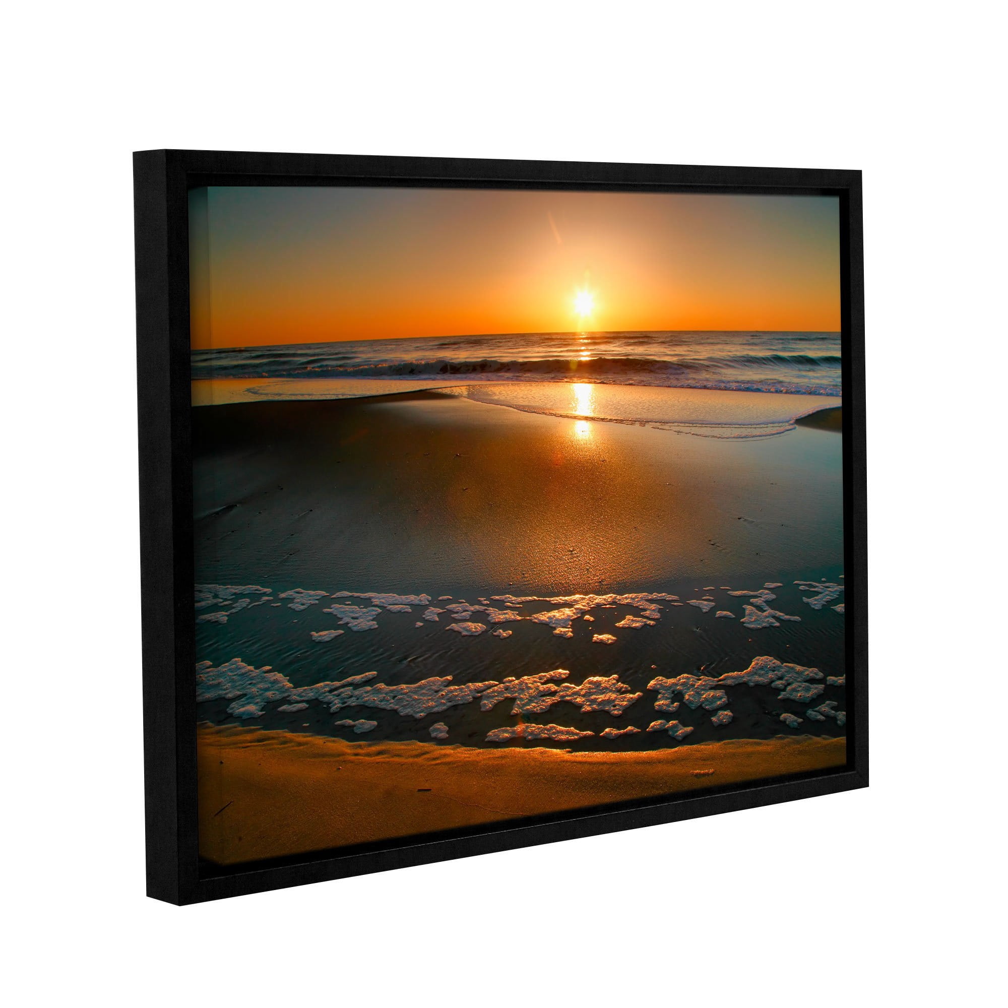ArtWall Steve Ainsworth "Morning Has Broken" Gallery-Wrapped Floater-Framed Canvas