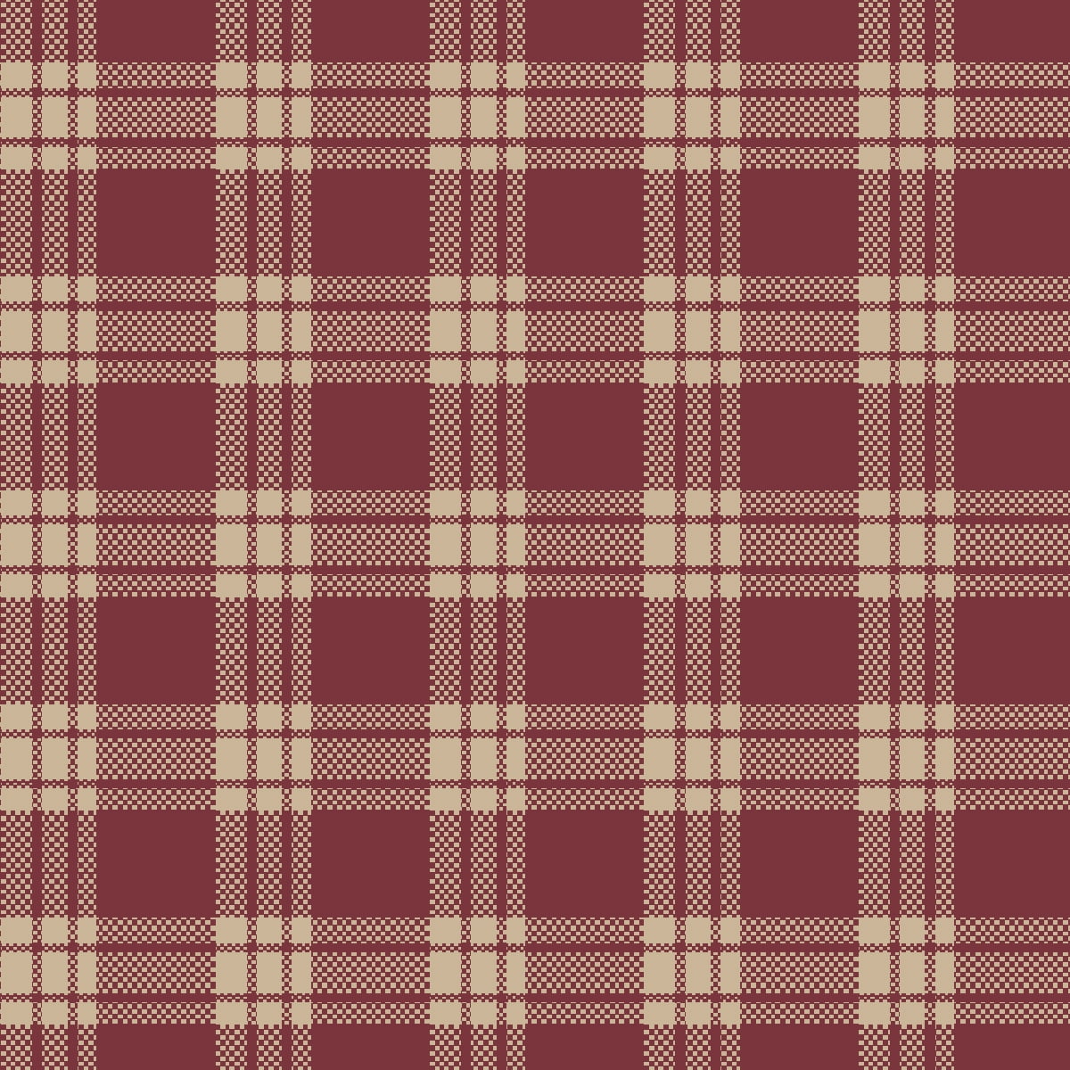 Waverly Inspirations Homespun 100 Cotton 44 Plaid Red Color Sewing