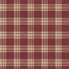 Waverly Inspirations Homespun 100% Cotton 44" Plaid Red Color Sewing Fabric by the Yard
