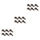 thumbnail image 4 of Cinta de kinesiología Wosthever 6 rollos para protección eficaz de los músculos tobillos parche muscular marron oscuro 3,8 cm * 5 m, 4 of 6