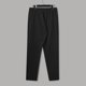 thumbnail image 5 of Pantalones de lino para hombre ligeros de verano: cintura elástica con cordón, pantalones informales de playa, poliéster, tallas S-XXXL para yoga y vacaciones, 5 of 6