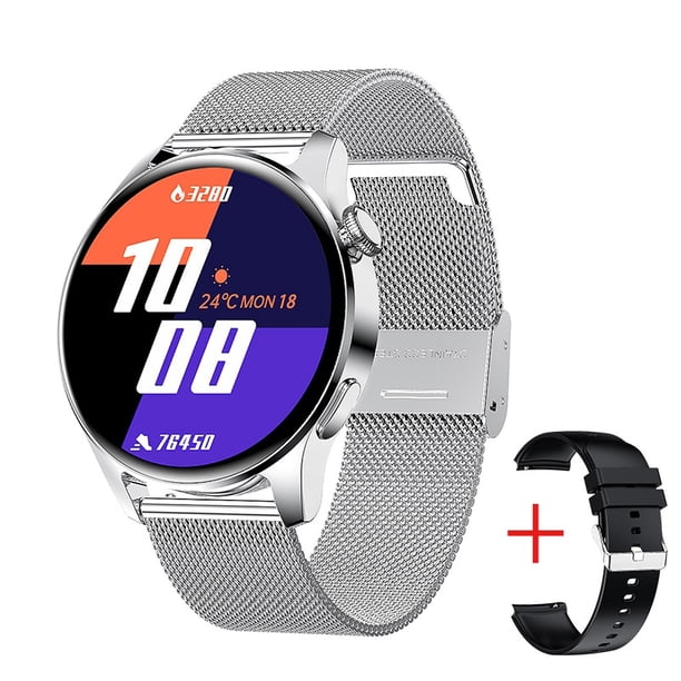 LIGE nuevo reloj inteligente con llamada Bluetooth para hombre, relojes deportivos de Fitness completamente táctiles, resistente al agua, banda de acero con frecuencia cardíaca, reloj inteligente Android iOS Tan Jianjun unisex