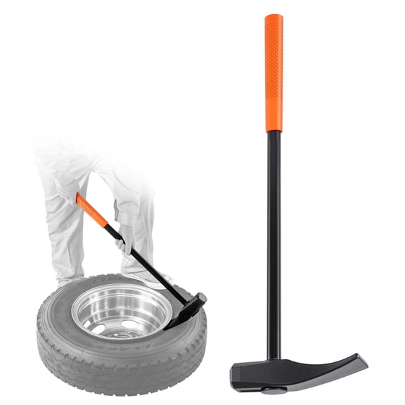 KFFKFF Tire Bead Breaker Wedge with 32" Handle, Duck-Billed Tire Hammer, Durable Bead Breaker Tool & Duckbill Iron with Cast Iron Head for Motorcycles, Cars, Buses, Trucks, ATVs, UTVs, and Tractors
