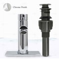 thumbnail image 3 of Bathroom Faucet w/ Deck Plate, 1 handle, 1 or 3 hole Stainless Chrome, 3 of 9