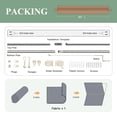 thumbnail image 4 of DIFY 11' x 8' Outdoor Roller Shade, Cordless Patio Blinds for Porch Pergola Balcony Deck, Wheat, 4 of 7
