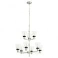 thumbnail image 3 of Quorum Lighting - Chandelier - Dunbar - 9 Light Chandelier in Soft Contemporary, 3 of 4