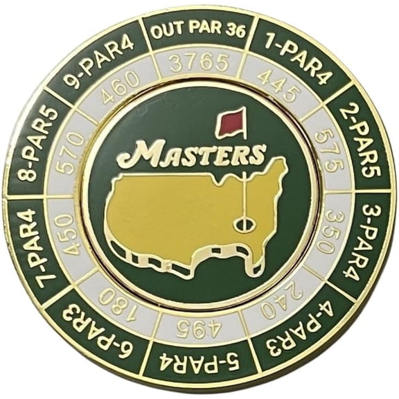 Commemorative Golf Major Tournament Magnetic Coin and Ball Marker