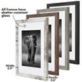 thumbnail image 3 of Americanflat 11" x 14" Picture Frame Set with Mat - Perfect for Farmhouse Decor - Rustic Lodge - 4 Pack, 3 of 7
