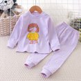 thumbnail image 2 of xaweyi Toddler Baby Girl Clothes Letter Crewneck Fall Girl Winter Outfits Sweatshirt Long Sleeve Pants Clothes Set, 2 of 4