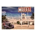 thumbnail image 3 of Tiptophomedecor Cityscape Wallpaper Wall Mural - Old Motel, 3 of 4