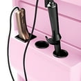 thumbnail image 2 of TASALON Space-Saving Salon Trolley Cart with Lockable 6 Trays & 2 Holders - Ultimate Hair & Beauty Storage Solution，Pink, 2 of 12