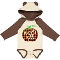 thumbnail image 3 of Inktastic Happy Fall Plaid Pumpkin Boys or Girls Long Sleeve Baby Bodysuit, 3 of 5