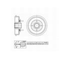 thumbnail image 4 of Winstop Brake Drum, Rear WS251262, Ford Focus 2008-2000, 4 of 4