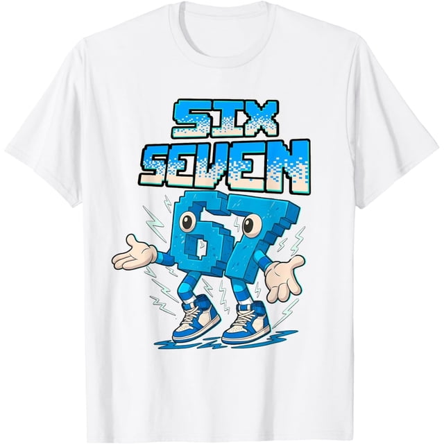 Meme Boys 6 7 Kids Six Seven Italian Steal a Brainrot 67 - Camiseta para niños
