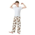 thumbnail image 3 of joogoo Retro Football Pajama Pants Pj Bottoms Sleepwear Lounge M, 3 of 9