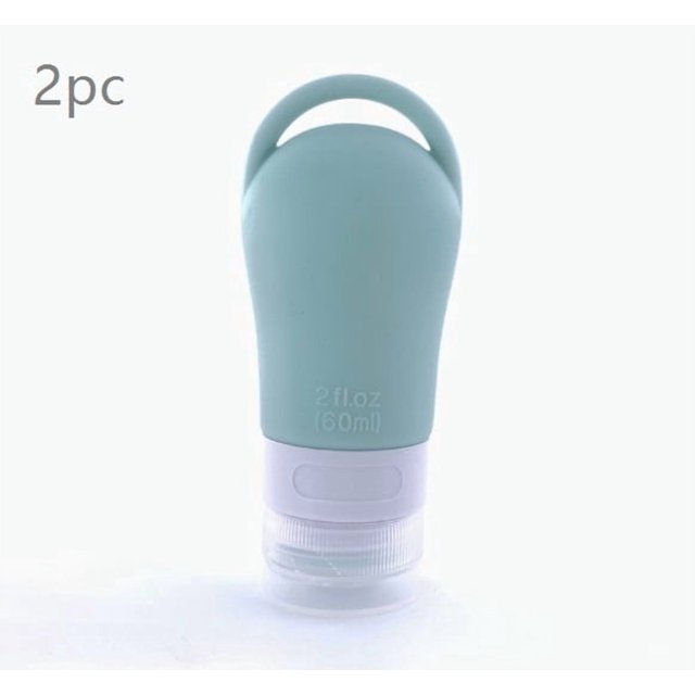 Botella de almacenamiento portátil desinfectante con orificio for colgar, botella de recarga de desinfectante de manos de silicona, juego de botellas de recarga de viaje for cosméticos