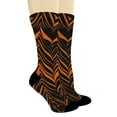 thumbnail image 2 of ThisWear Wild Animal Gifts Tiger Print Socks Tiger Apparel Animal Print Socks 2-Pairs Novelty Crew Socks, 2 of 5