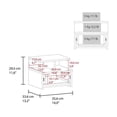 thumbnail image 2 of Adele Floating Nightstand Engineered Wood Blue, 2 of 8