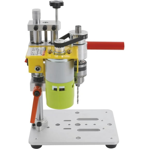 Mini Drill Press  Benchtop Drilling Machine, Rotary Tool Workstation, Drill Press Work Station, Chuck Metal Wooden DIY Jewelry Making Crafts Tool