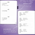 thumbnail image 5 of Legend Planner Address Book Pocket (Purple, Pocket (4.3″x5.7″)), 5 of 5