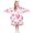Seamless Pink Heart Pattern, variant on Wearable Blanket with Sleeves and Pocket Oversized Hooded Sweatshirt 3-14 YR Pink and Maroon Hearts S