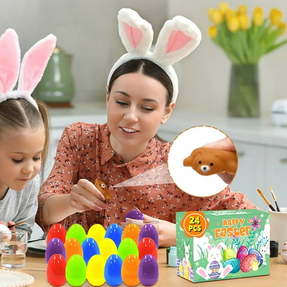 Prefilled Easter Eggs with Toys Easter Eggs Prefilled Easter Eggs Easter Egg Toys Easter Eggs with Toys Easter Basket Stuffers Easter Party Favors