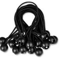 thumbnail image 1 of 20 pcs tendeur de bâche Tendeurs à Boule tendeur élastique tendeur en Caoutchouc pour bannière, bâche, pavillon, Tente, Rideaux Harnais d’Extension, Support de bâche Noir, 1 of 5