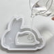 thumbnail image 5 of Moldes de Vela de Silicona para Vela Que Hace Conejo de Pascua Hueco Fuera Candelabro, 9.2x7.05cm Moldes de Resina Epoxi Silicona para Yeso Y Artesanía, 5 of 6