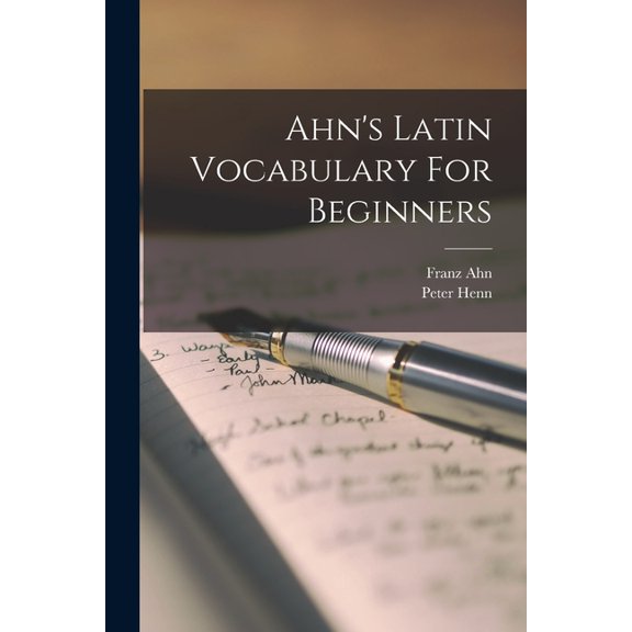 Ahn's Latin Vocabulary For Beginners, (Paperback)