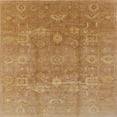 thumbnail image 1 of Ahgly Company Indoor Square Mid-Century Modern GoldenRod Gold Area Rugs, 3' Square, 1 of 1