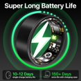 thumbnail image 3 of Monitor de actividad física Smart Ring Kuinha Health Heart Rate negro, 3 of 6