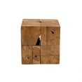 thumbnail image 2 of Baxton Studio Eldora Rustic Transitional Natural Brown Teak Root End Table, 2 of 5