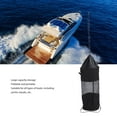 thumbnail image 3 of Trash Boat Trash Can Oxford Cloth Black Foldable Large Opening Kayak Garbage Bag For Camping Fishing Boating, 3 of 8
