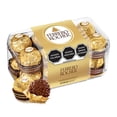 thumbnail image 1 of Chocolate Ferrero galleta cubierta con trocitos de avellanas y relleno cremoso 16 pzas de 12.5 g c/u, 1 of 5