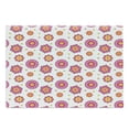 thumbnail image 1 of Orange and Pink Cutting Board, Ornamental Flowers with Blooming Petals Spring Season Theme, Decorative Tempered Glass Cutting and Serving Board, Large Size, Pale Pink Orange Yellow, by Ambesonne, 1 of 1