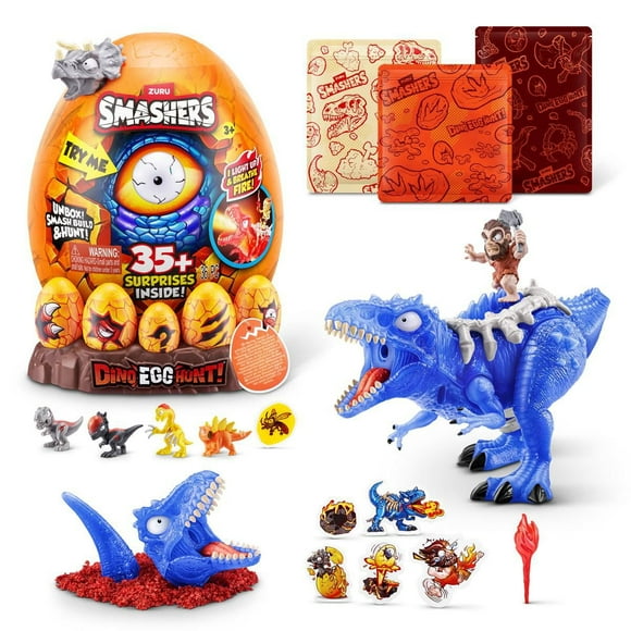 Smashers Dino Egg Hunt de ZURU étonnant déballage Crâne
