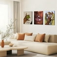 thumbnail image 3 of Hieng Black Wall Art African Woman Canvas Wall Decor Unframed American Black Women Wall Art Black Female Print Pictures Fashion Abstract Poster for Home Bedroom Bathroom Unframed, 3 of 6
