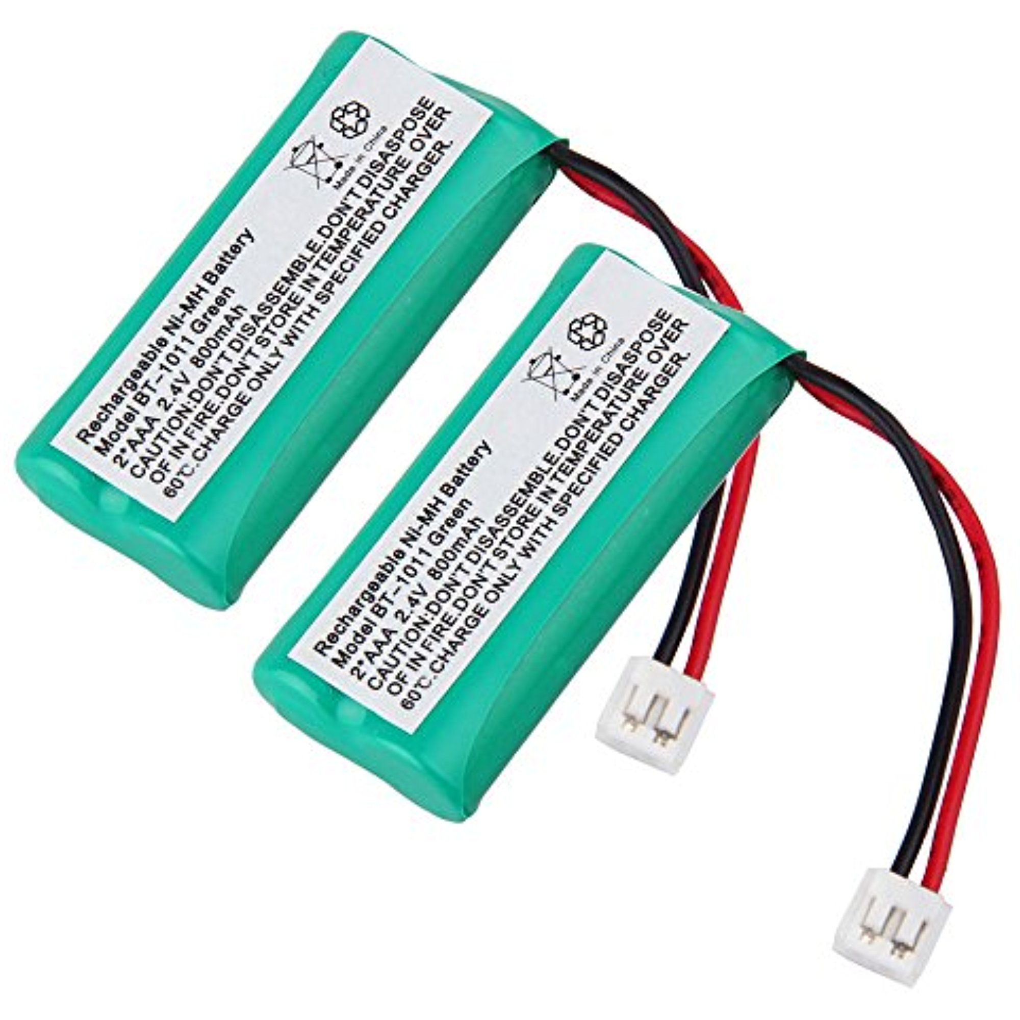 TOPCHANCES 800mAh 2.4 V Rechargeable Cordless Phone Battery With for