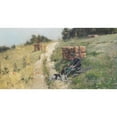 thumbnail image 2 of Jaroslav Věšín 18x11 Gold Ornate Wood Frame and Double Matted Museum Art Print Titled - A Hunter Taking Refreshment (1892), 2 of 4