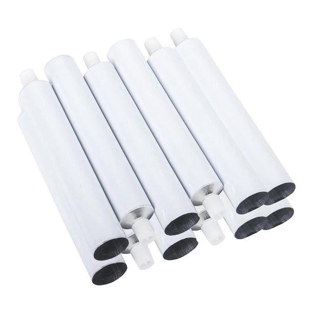 12 tubos de pintura de aluminio vacíos de 1 ml y 12 ml, envases rellenables multifuncionales de fácil uso para crear pigmentos de pintura.