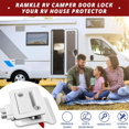 thumbnail image 4 of Serrure de Porte d'Entrée RV, Loquet de Porte de Remorque de Voyage, Kit de Remplacement de Serrure RV avec Clés à Pêne Dormant, pour Remorque de Cheval, 4 of 6