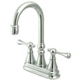 thumbnail image 1 of Kingston Brass KS2491BL 4 Inch Center Bar Faucet - Polished Chrome, 1 of 1