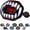 Fangs/Vampire, variant on Flag Football Mouth Guard with 3D LipFit Design for Kids - Youth Tackle Football Mouthguard (No Boil) Cool Instant Fit Lip Guard Mouthpiece for Braces (Detachable Helmet Strap Included)