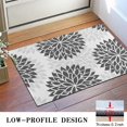 thumbnail image 3 of Bohemian Retro Floral Non-Slip Entryway Door Mat,Boho Indoor Decor Durable Low Plush Door Mat,Washable Welcome Rug for Patio Hallway Home Decor 16x24 Inches, 3 of 7