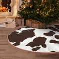thumbnail image 5 of KLL Christmas Tree Skirt,Party Decorations Farmhouse for Christmas Decorations Holiday Party 48" -Brown Cow, 5 of 6