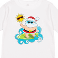 thumbnail image 4 of Inktastic Surfing Santa Boys or Girls Long Sleeve Toddler T-Shirt, 4 of 5