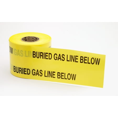 Mutual Industries 17783 6-inch X 1000-foot Non Det Gas Line Yellow
